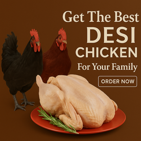 🐔 Desi Chicken – Organic, Hormone-Free & Naturally Delicious 🌿 | Alnafay Dairy Farm