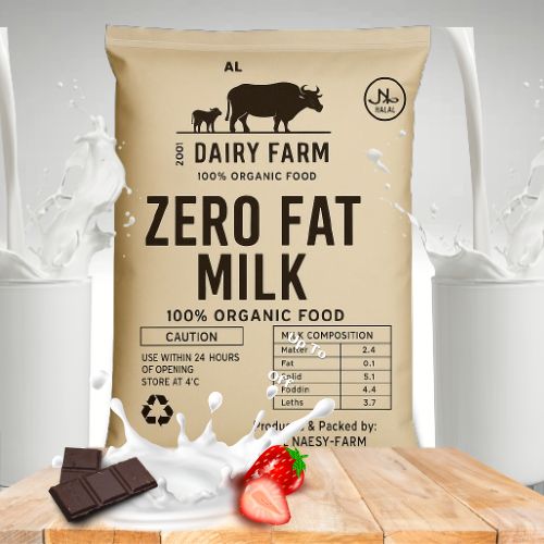Zero Fat Milk – Pure, Light & Healthy 🥛💪 | Alnafay Dairy Farm