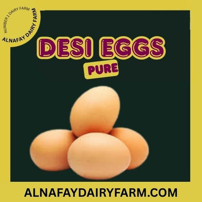 Fresh Desi Eggs | Al Nafay Dairy Farm | 720 PKR Per Dozen | min order 6 Dozens