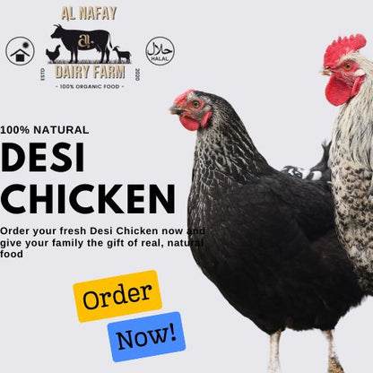 🐔 Desi Chicken – Organic, Hormone-Free & Naturally Delicious 🌿 | Alnafay Dairy Farm