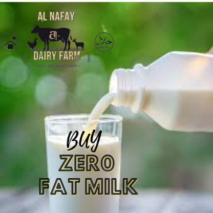Zero Fat Milk – Pure, Light & Healthy 🥛💪 | Alnafay Dairy Farm